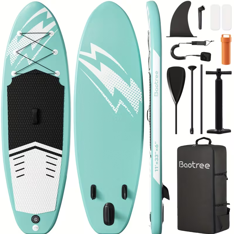 Pink Inflatable Stand Up Paddle Boards with Premium SUP Paddle Board Accessories, Wide Stable Design, Non-Slip Comfort Deck